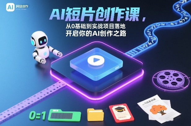 AI短片创作课，从0基础到实战项目落地，开启你的AI创作之路（更新0411）-选优云网创