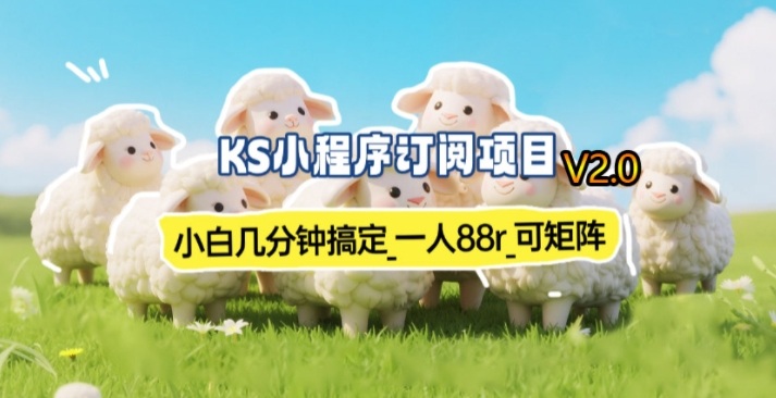 【新一期】小程序订阅_小白几分钟70-80r，可矩阵(已测到账)-选优云网创