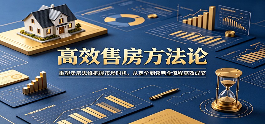 高效售房方法论：重塑卖房思维把握市场时机，从定价到谈判全流程高效成交-选优云网创