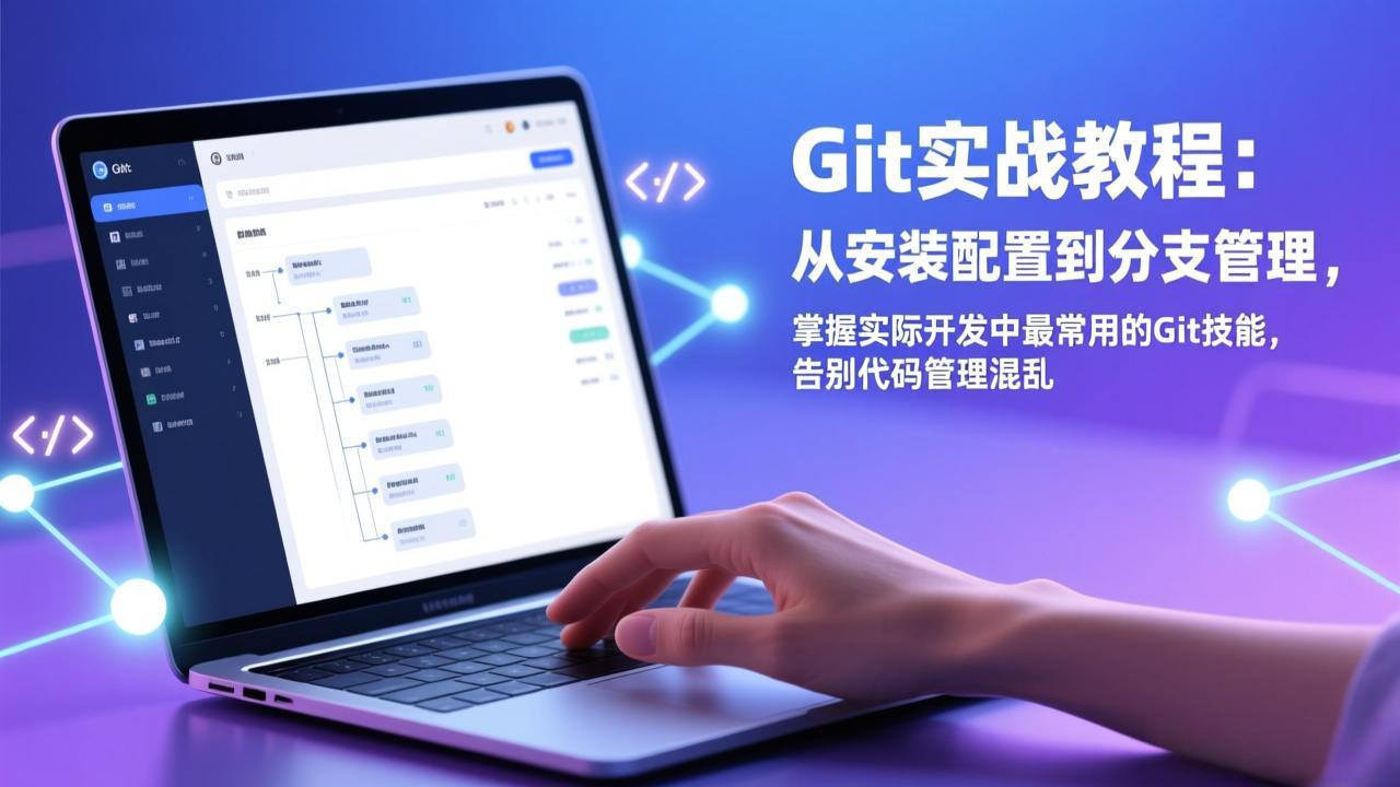 Git实战教程：从安装配置到分支管理，掌握实际开发中最常用的Git技能，告别代码管理混乱-选优云网创
