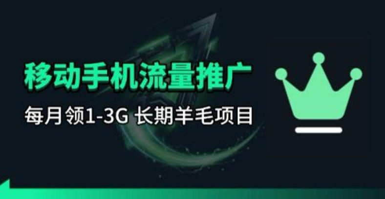 手机流量领取推广_每月一轮，刚需类的长期项目-选优云网创