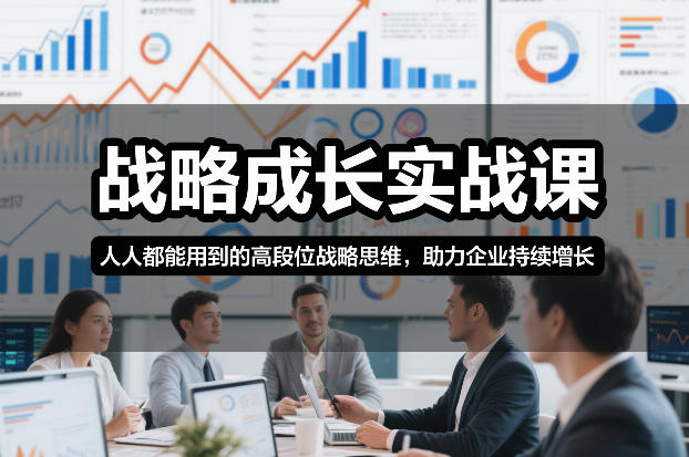 战略成长实战课，人人都能用到的高段位战略思维，助力企业持续增长-选优云网创