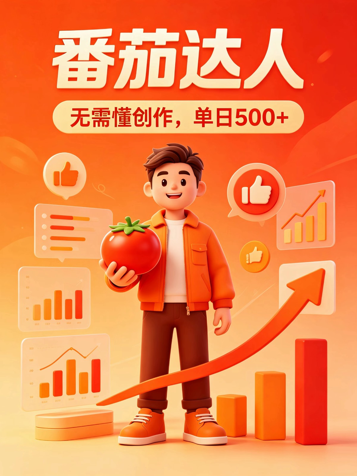 番茄小说达人全自动变现，普通人轻松日入500+-选优云网创