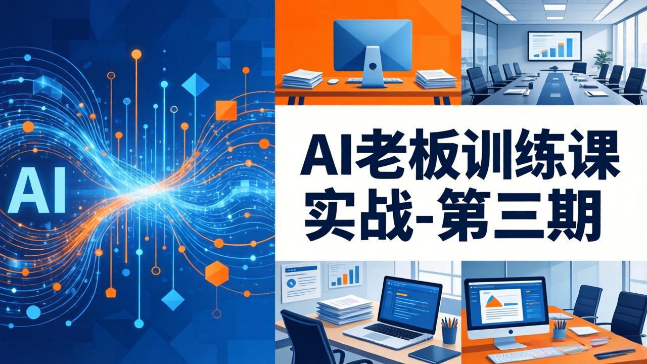 AI老板训练课实战-第三期：AI+内容应用落地教学，从0到1打通AI变现完整路径-选优云网创