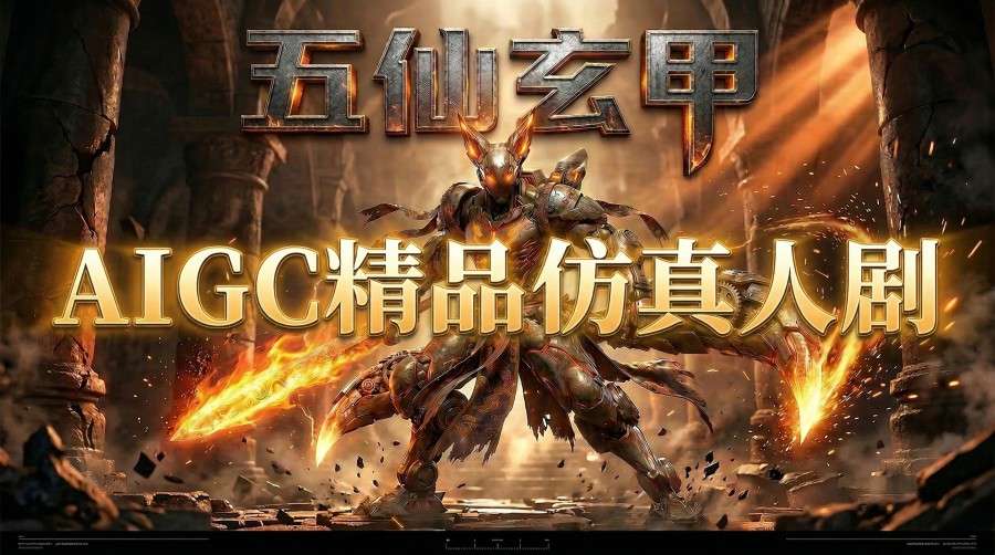 AIGC精品仿真人短剧教学,以五仙玄甲风为例展示保姆级实操教学-选优云网创