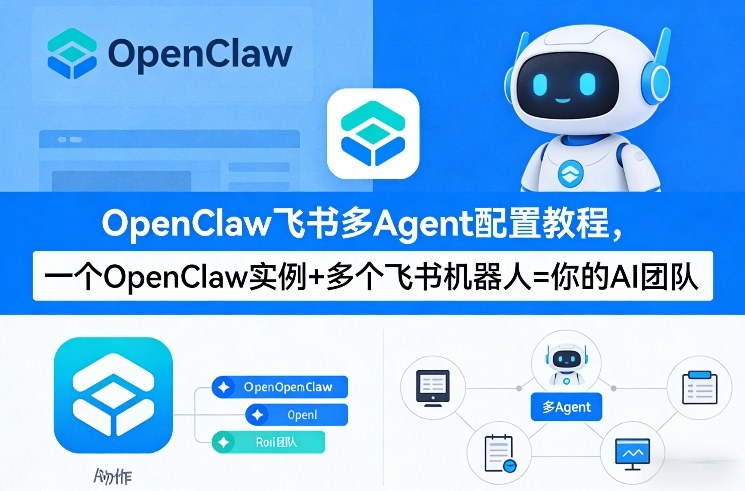 OpenClaw飞书多Agent配置教程(破局星球版)，一个OpenClaw实例+多个飞书机器人=你的AI团队-选优云网创