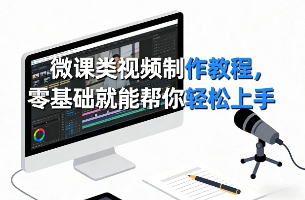 微课类视频制作教程，零基础就能帮你轻松上手-选优云网创