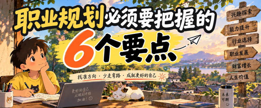 付费文章:职业规划必须要把握的6个要点-选优云网创