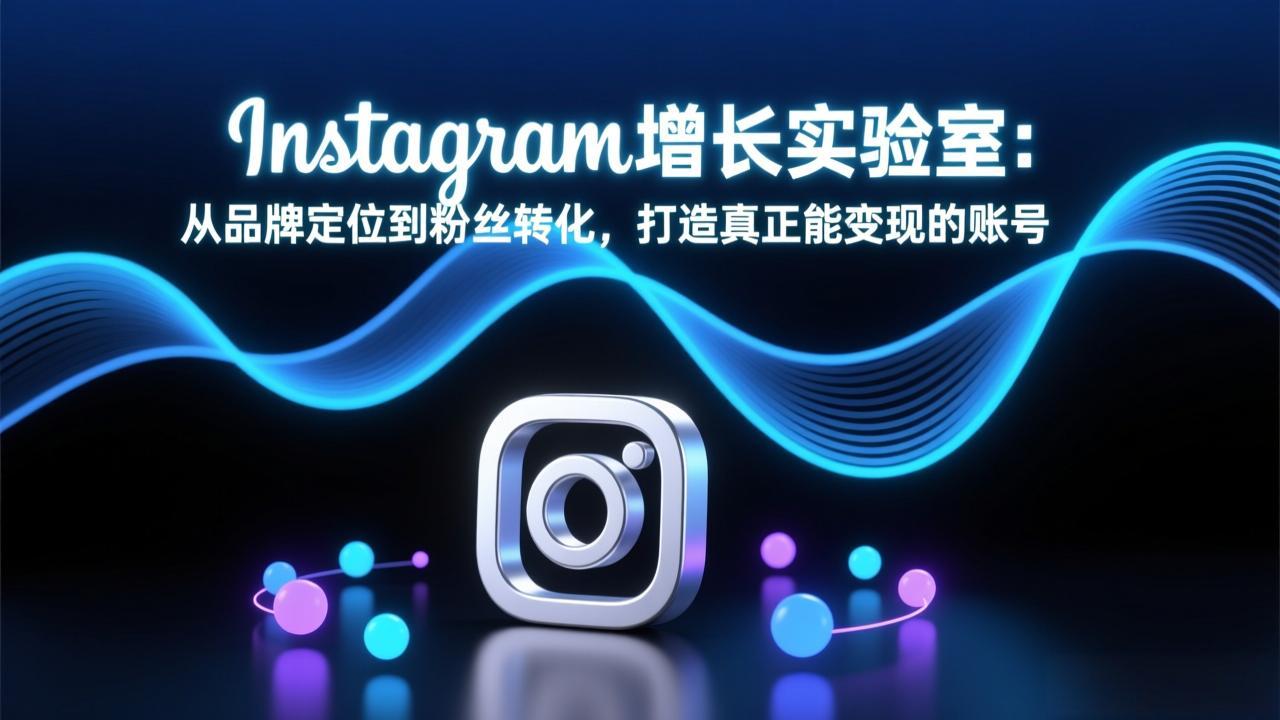 Instagram增长实验室：从品牌定位到粉丝转化，打造真正能变现的账号-选优云网创
