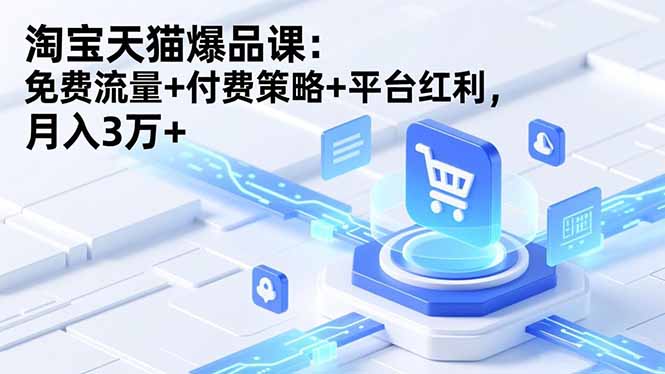 淘宝天猫爆品课(录音+资料-选优云网创