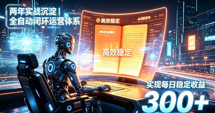 两年实战沉淀|全自动闭环运营体系,实现每日稳定收益300+【揭秘】-选优云网创