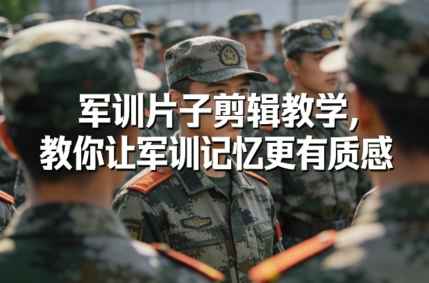 军训片子剪辑教学，教你让军训记忆更有质感-选优云网创
