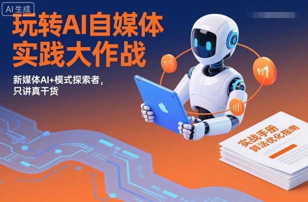 玩转AI自媒体实践大作战，新媒体AI+模式探索者，只讲真干货-选优云网创