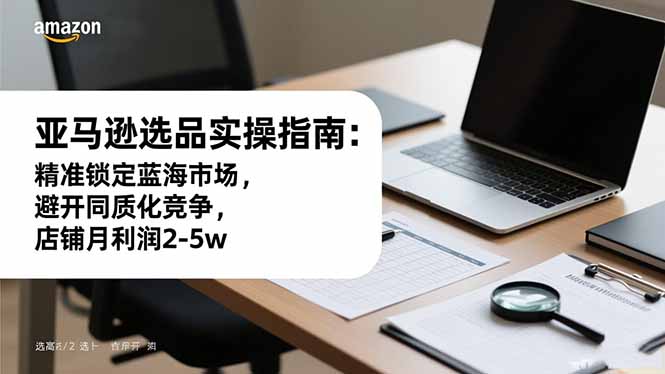 亚马逊选品实操指南：精准锁定蓝海市场，避开同质化竞争，店铺月利润2-5w-选优云网创