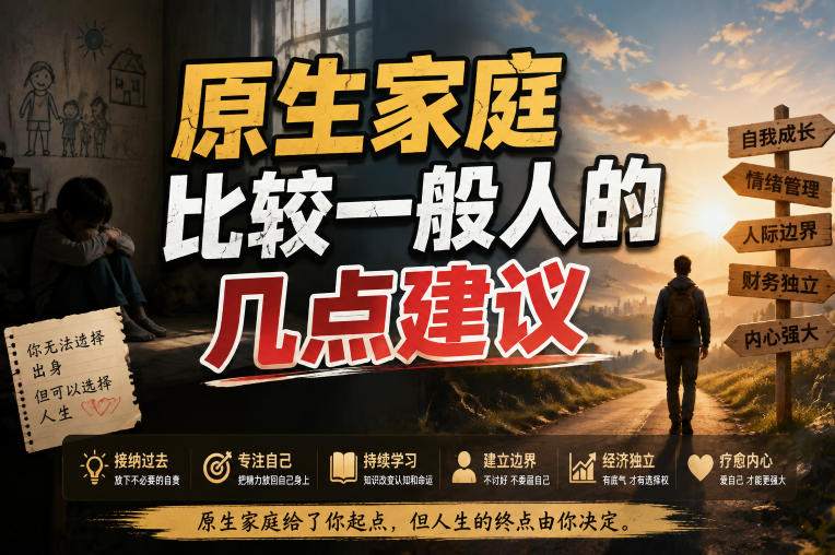 付费文章：给原生家庭比较一般人的几点建议-选优云网创