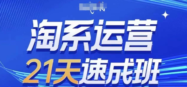 淘系运营21天速成班,0基础轻松搞定淘系运营,不做假把式,快速复制落地(更新26年8月)-选优云网创