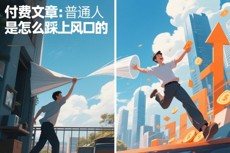 付费文章：普通人是怎么踩上风口的-选优云网创