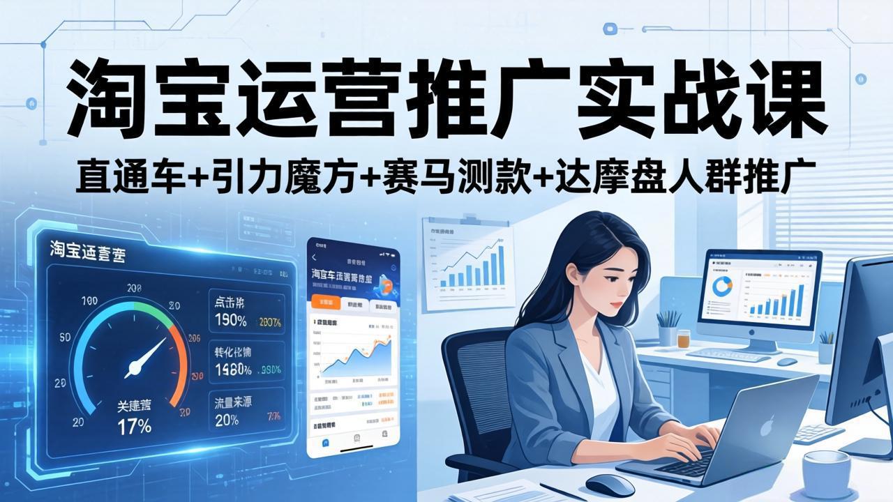 淘宝运营推广实战课(更新26年4月-选优云网创