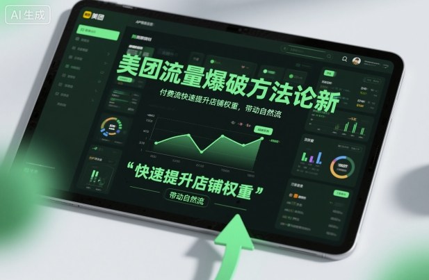 美团流量爆破方法论，付费流快速提升店铺权重，带动自然流-选优云网创
