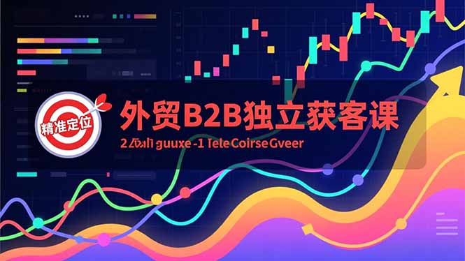 外贸B2B独立获客课，Facebook主页搭建、消息互动广告、精准定位，打造高询盘系统-选优云网创