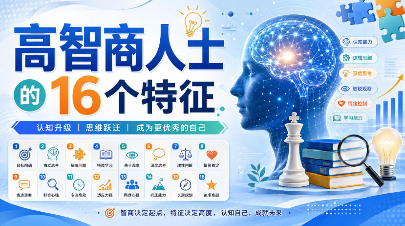 付费文章:高智商人士的16个特征-选优云网创